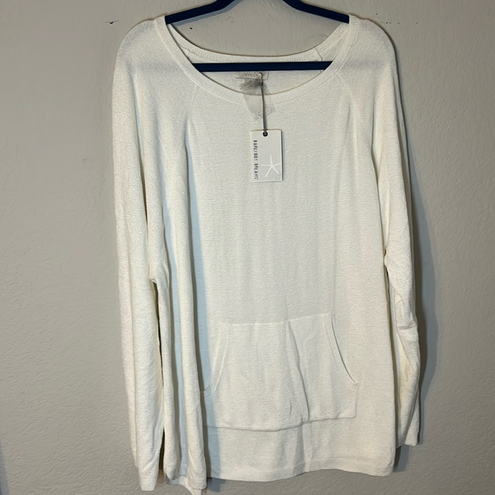 Barefoot Dreams CozyChic Ultra Lite Long Sleeve Top 3X NWT